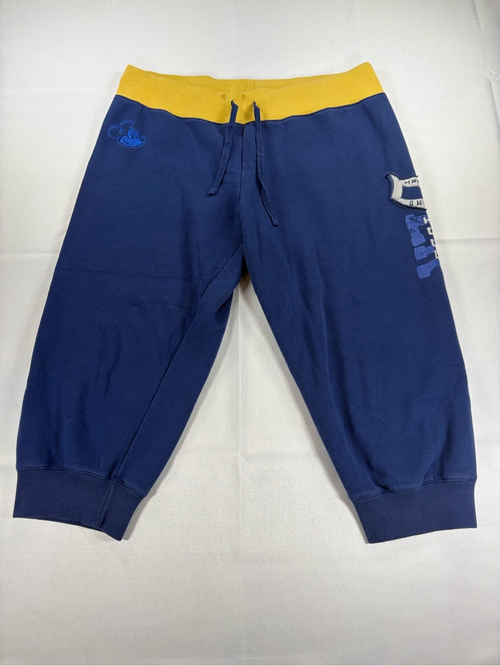 Disney Mickey Mouse Sweatpants Men’s XL Blue Yellow Joggers - Picture 1 of 7